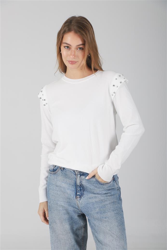 Sweater Yoko Bremer con Piedras